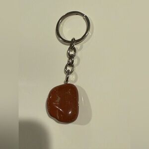 Brown Stone Keychain